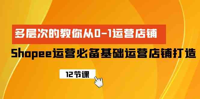 （9993期）Shopee-运营必备基础运营店铺打造，多层次的教你从0-1运营店铺-枫客网创