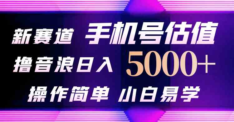 （10154期）抖音不出境直播【手机号估值】最新撸音浪，日入5000+，简单易学，适合…-枫客网创