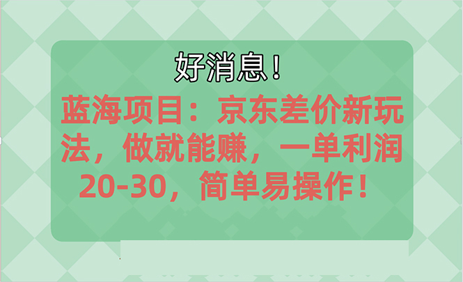 （10989期）越早知道越能赚到钱的蓝海项目：京东大平台操作，一单利润20-30，简单…-枫客网创