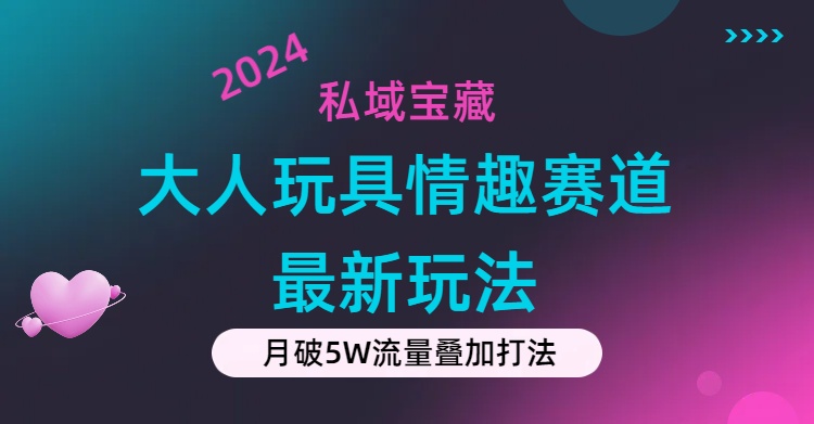 （11541期）私域宝藏：大人玩具情趣赛道合规新玩法，零投入，私域超高流量成单率高-枫客网创