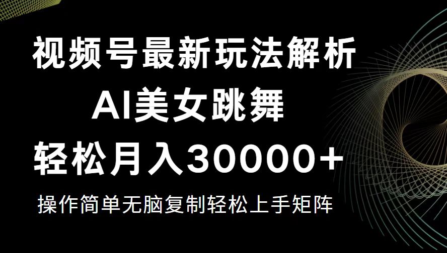 （12420期）视频号最新暴利玩法揭秘，轻松月入30000+-枫客网创