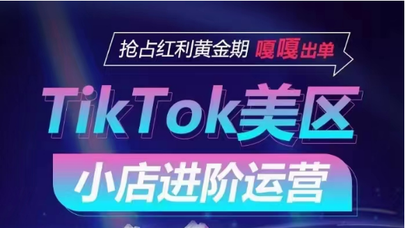 TikTok Shop美区小店进阶运营，快速掌握各流量渠道玩法，抢占红利黄金期，嘎嘎出单-枫客网创