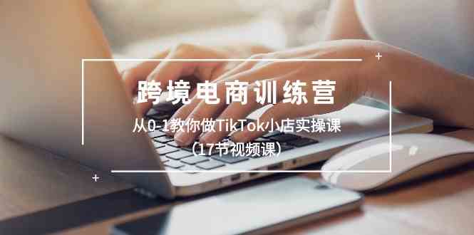 跨境电商训练营：从0-1教你做TikTok小店实操课（17节视频课）-枫客网创