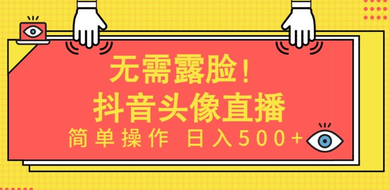 无需露脸，Ai头像直播项目，简单操作日入500+-枫客网创