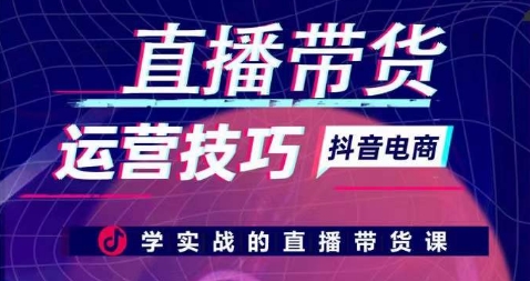 直播带货运营技巧，学实战的直播带货课-枫客网创