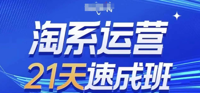 淘系运营21天速成班(更新24年5月)，0基础轻松搞定淘系运营，不做假把式-枫客网创