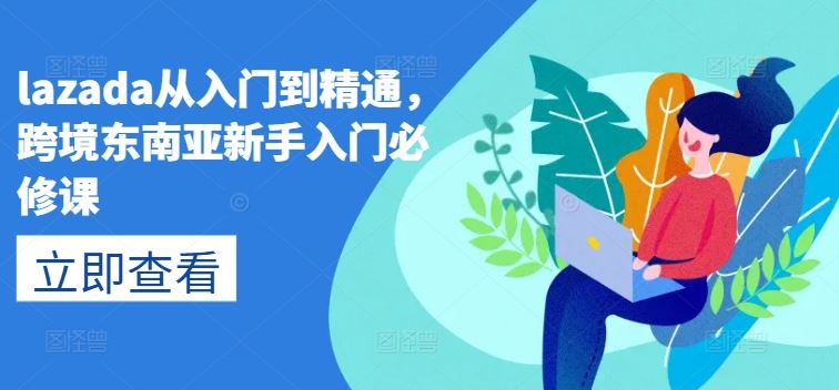 lazada从入门到精通，跨境东南亚新手入门必修课-枫客网创