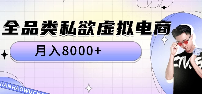 全品类私域虚拟电商 月入8000+保姆级教程-枫客网创